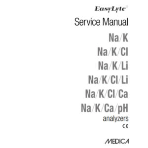 Medica EasyLyte Operators Manual, NA/K/CL/LI